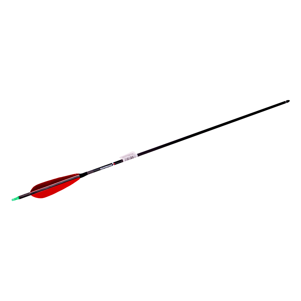 Стрела для лука Bowmaster - Patriot 500, карбон, 19/64, оперение  5'' Feather Рarabolic. Фото №1