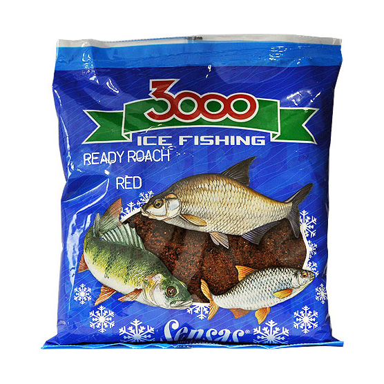 Прикормка зимняя готовая Sensas 3000 ROACH RED 0.5кг. Фото №2