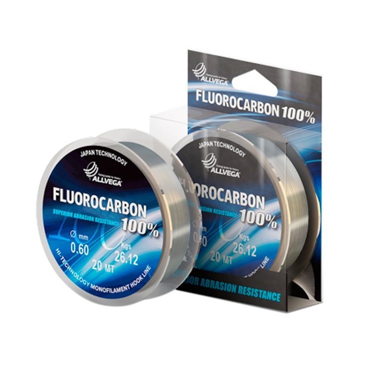Леска ALLVEGA "FX FLUOROCARBON 100%" 0.16мм (30м) 3.11кг. Фото №1