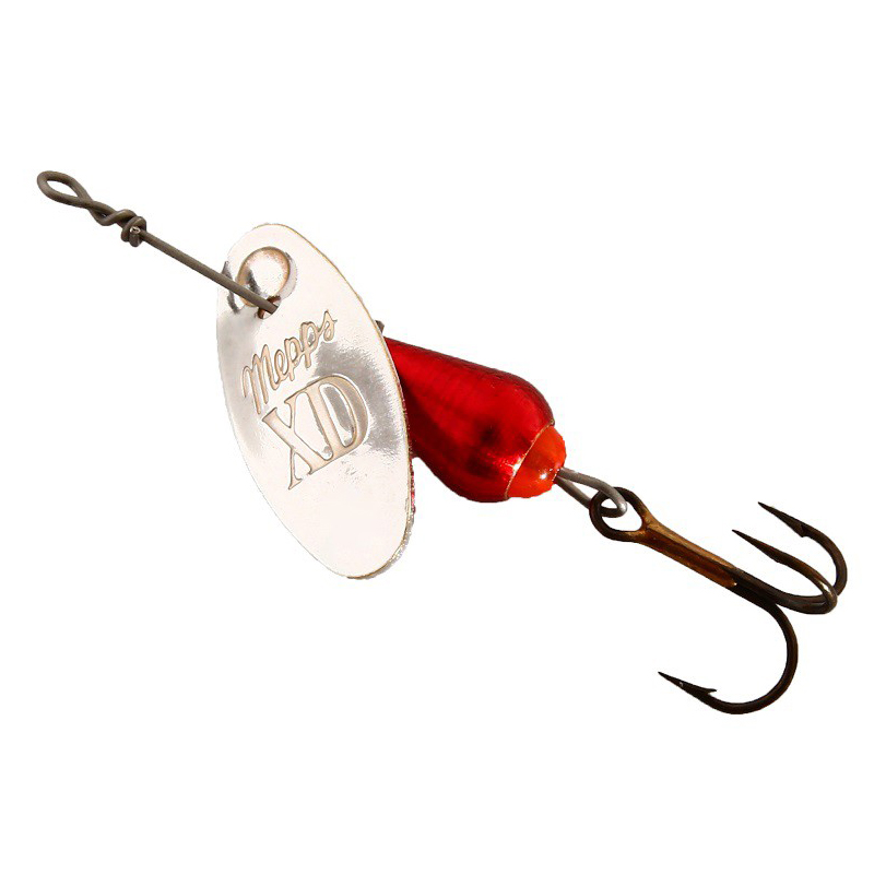 Блесна Mepps XD PLATINUM 2 silver/red. Фото №2 Блесна Mepps XD PLATINUM 2 silver/red. Фото №2