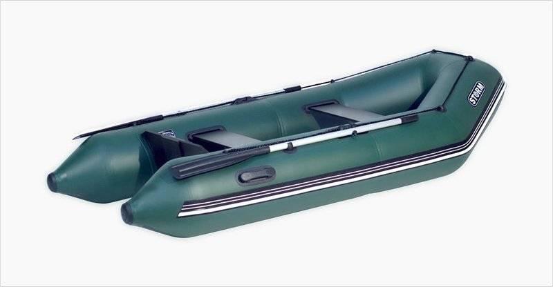 Лодка надувная ПВХ Aqua-Storm STm280-40 М ПС РСл зеленая. Фото №3