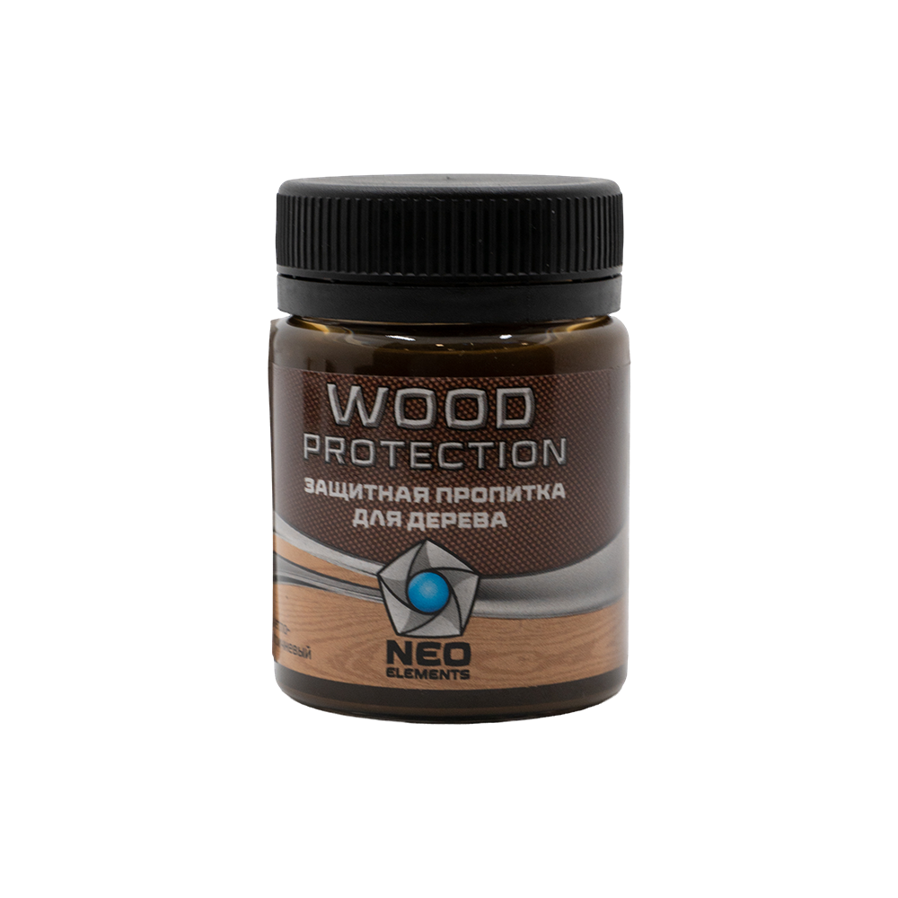 Пропитка для дерева Wood Protection светло-корич., 50мл.. Фото №1