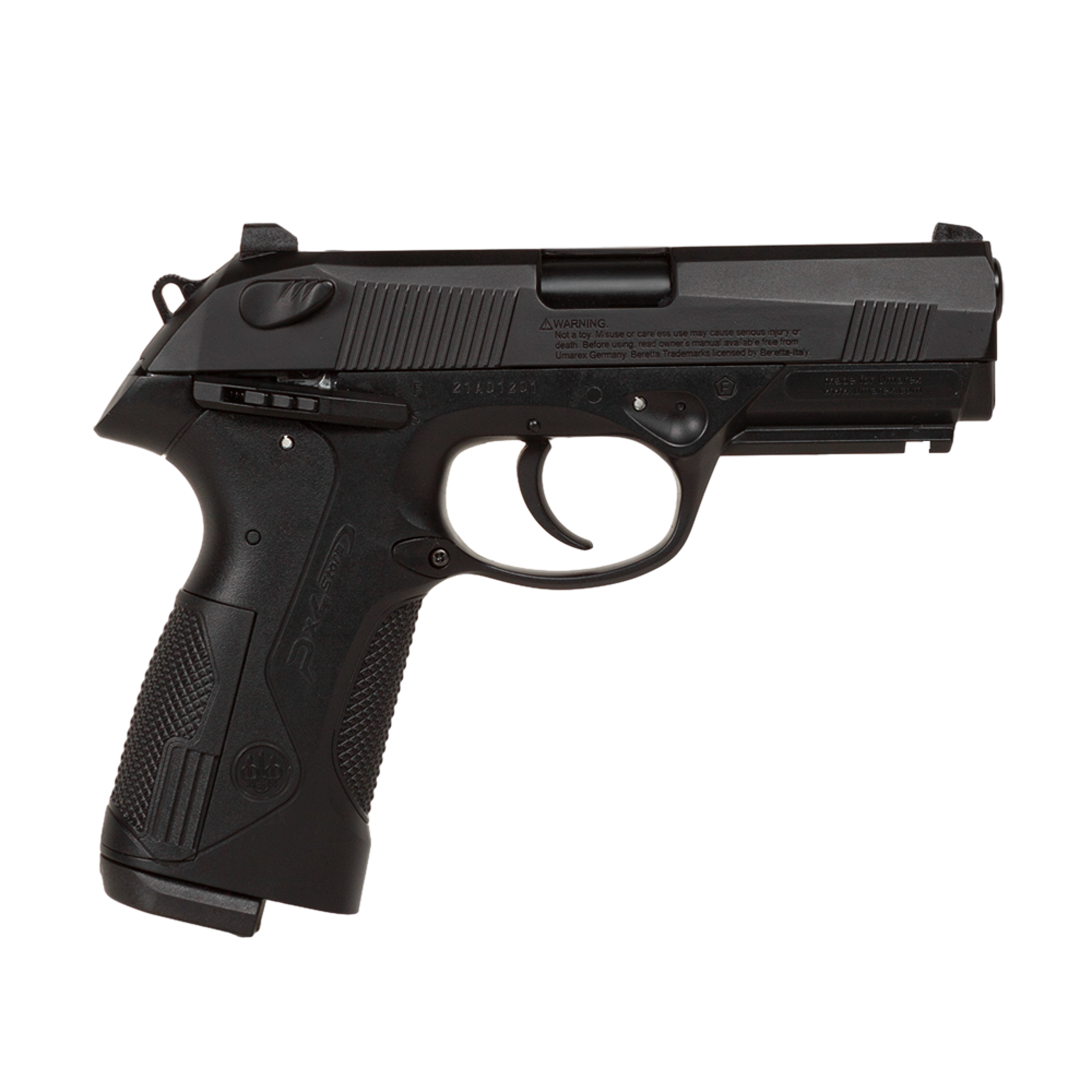 Пистолет пневматический Beretta Px4 Storm (черный с черными пластиковыми накладками). Фото №1 Пистолет пневматический Beretta Px4 Storm (черный с черными пластиковыми накладками). Фото №1