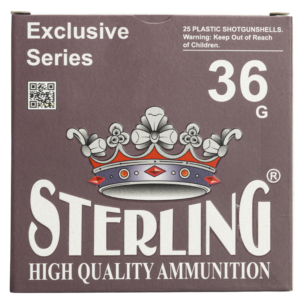 Патрон STERLING 12/70 № 1 36 гр. (пачка 25 шт.). Фото №5