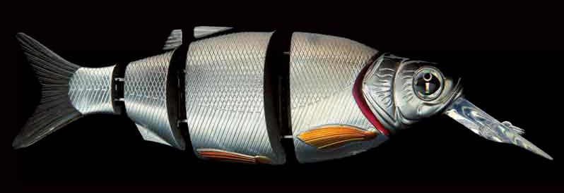 Воблер IZUMI 5 section white fich 145 DD (SUSPENDING) вес 56 гр, заглубление (3,5м-5м), цвет 09. Фото №1