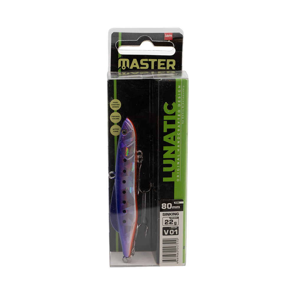 Воблер-раттлин IAM Master Lunatic, 80мм, 22гр, цвет (V01. Фото №1 Воблер-раттлин IAM Master Lunatic, 80мм, 22гр, цвет (V01. Фото №1