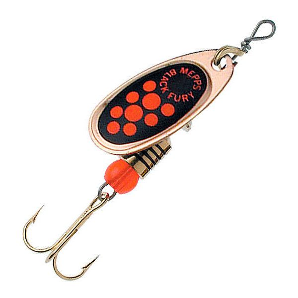Блесна вращающаяся Mepps Black Fury 0 Copper/Orange. Фото №1