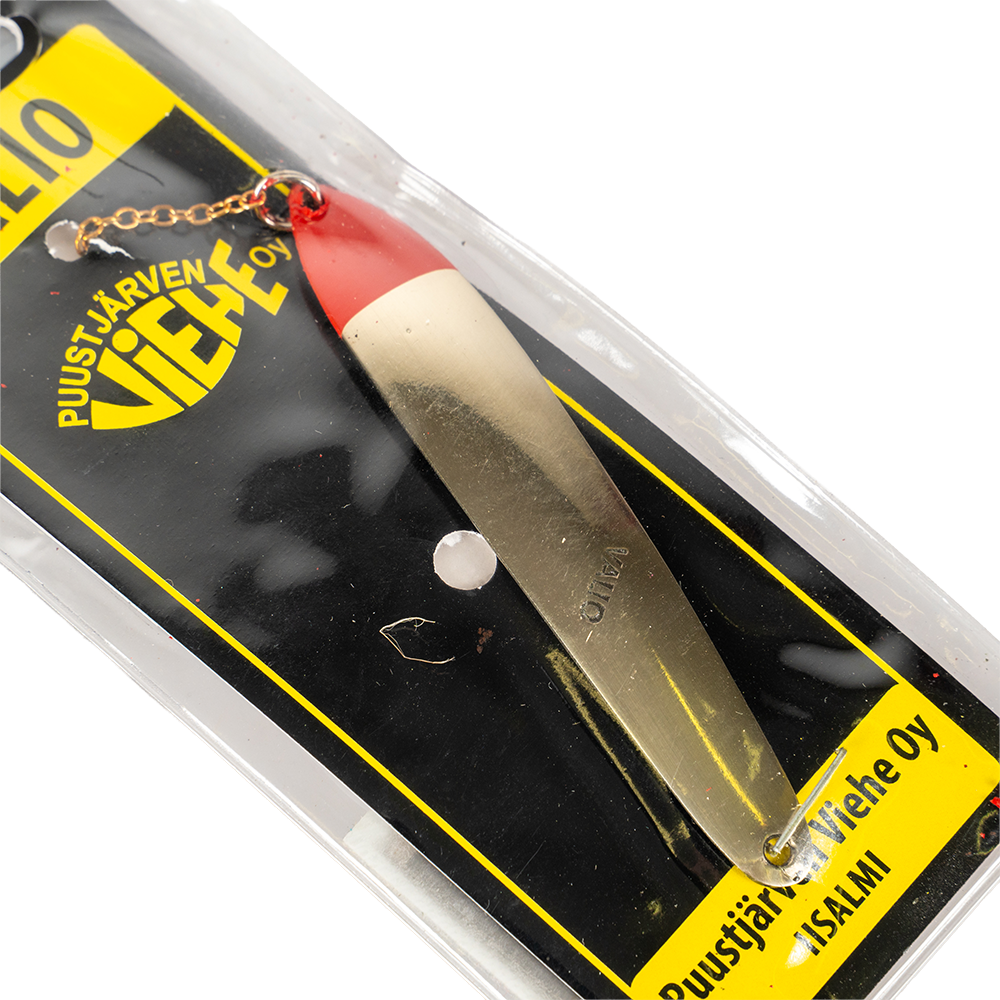 Блесна Puustjarven Valio 85мм, 20гр, цвет (Hop/Hop) цепочка-крючок. Фото №3