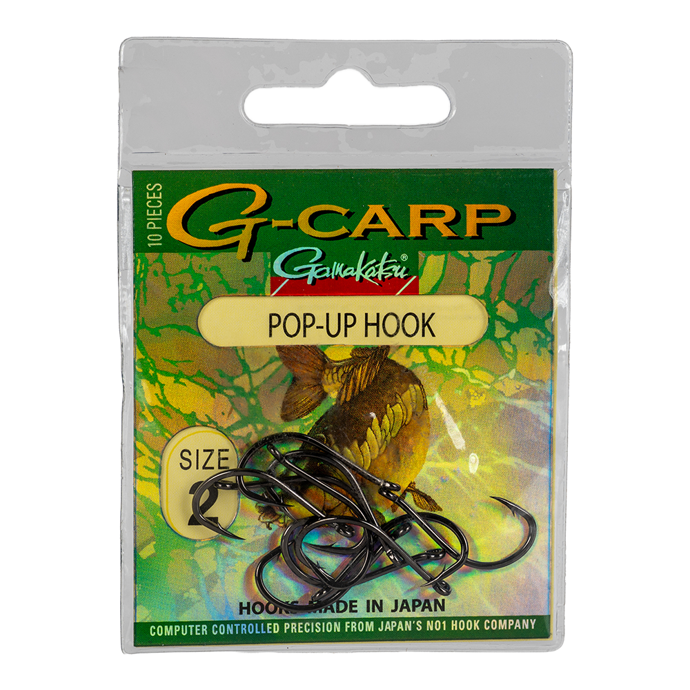 Крючок Gamakatsu Hook G-Carp Pop-Up Black №2. Фото №1