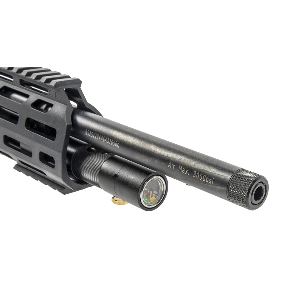 Винтовка пневматическая Borner PCP TacPro cal. 6,35 мм, 3Дж. (пластик черный). Фото №30