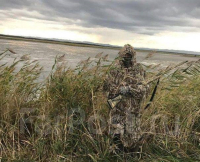 Изображение товара: Халат маскировочный, цвет сухой камыш с зеленью, маскировка Дмитрия Уварова