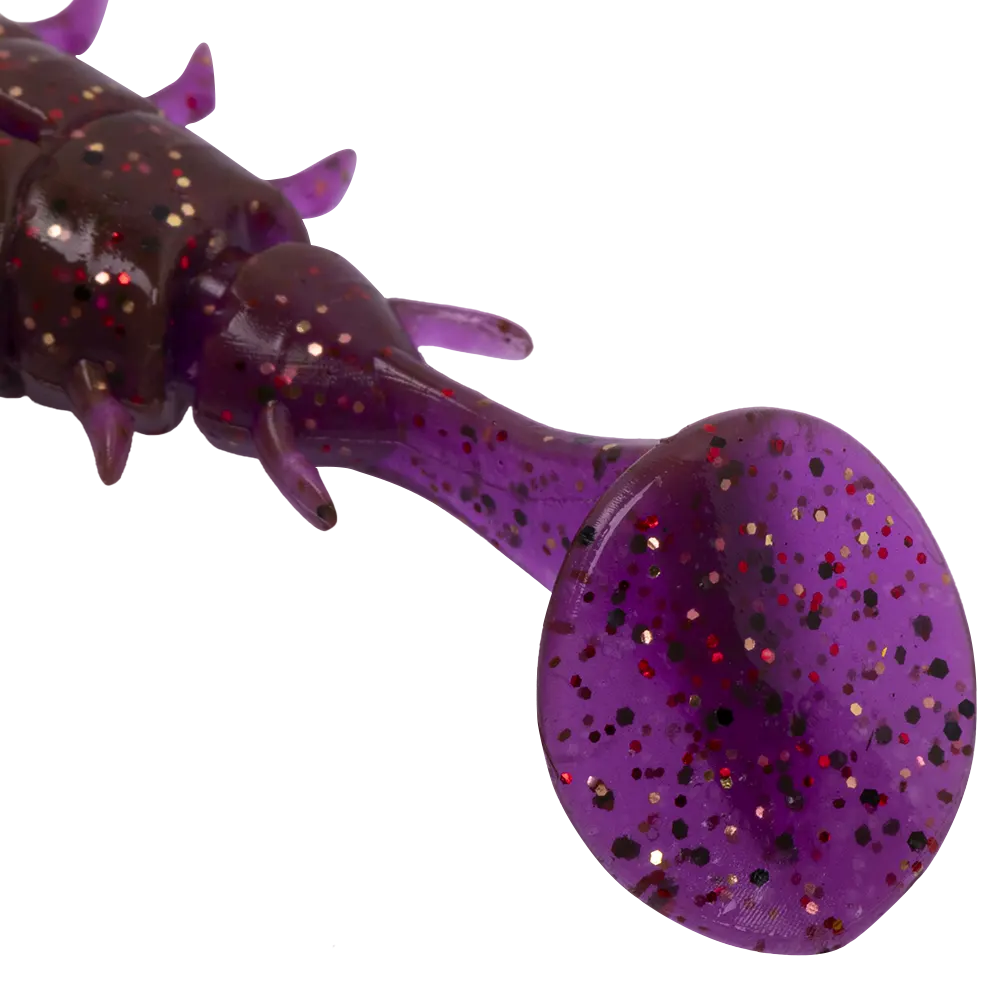 Виброхвост Lucky John Pro Series Alien Bug 2,5" 63мм, (7шт. упак.) цвет S13. Фото №3