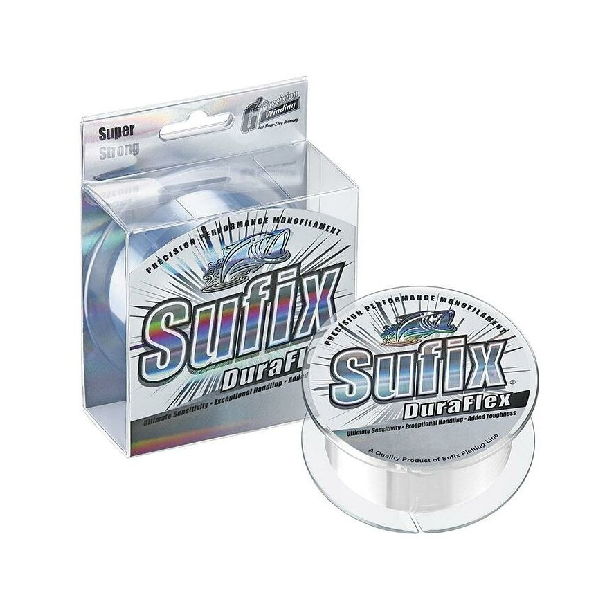Леска Sufix Duraflex x10 Clear 100м 0,33мм. Фото №1