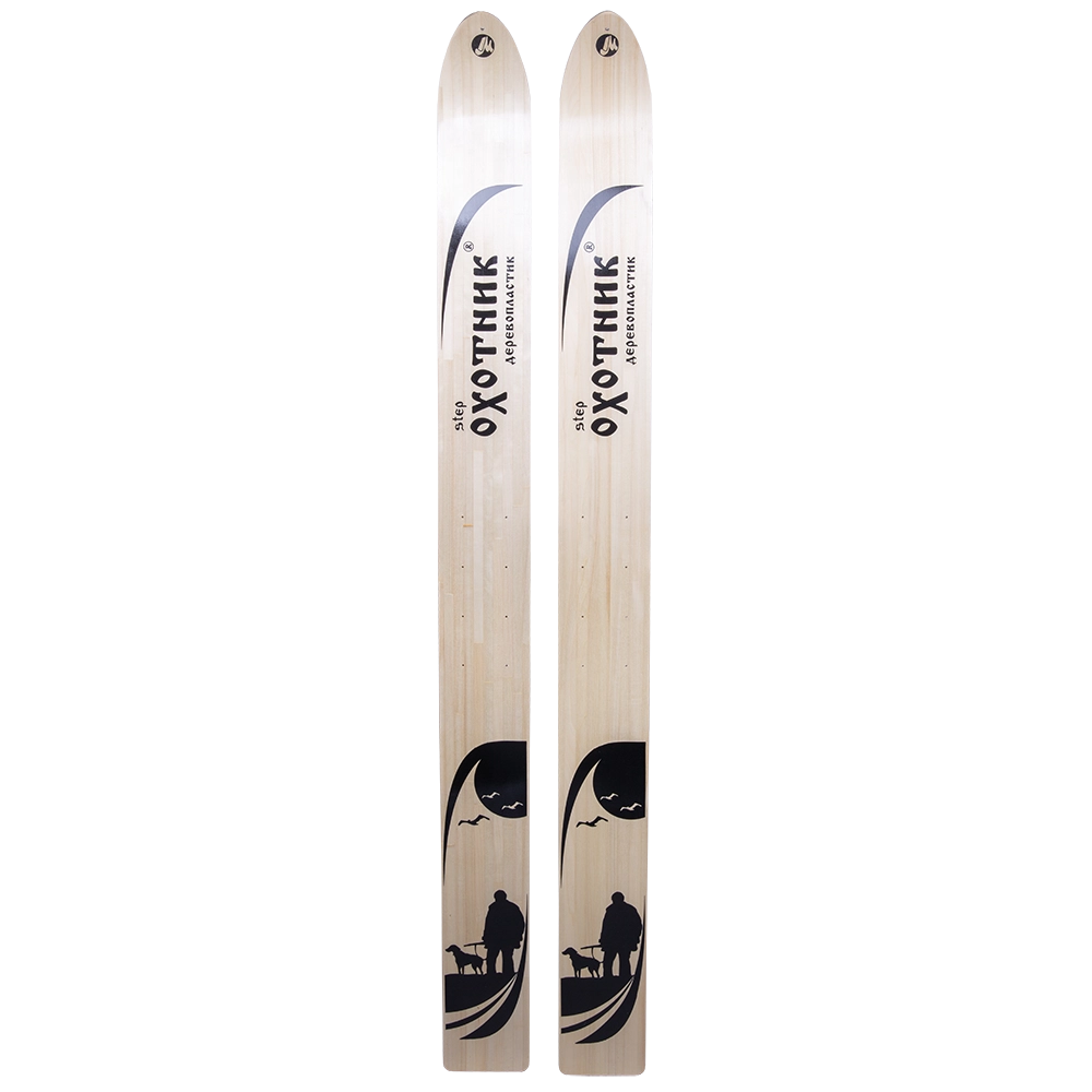 Лыжи "Охотник" 155см (дерево / пластик) . Фото №2 Лыжи "Охотник" 155см (дерево / пластик) . Фото №2