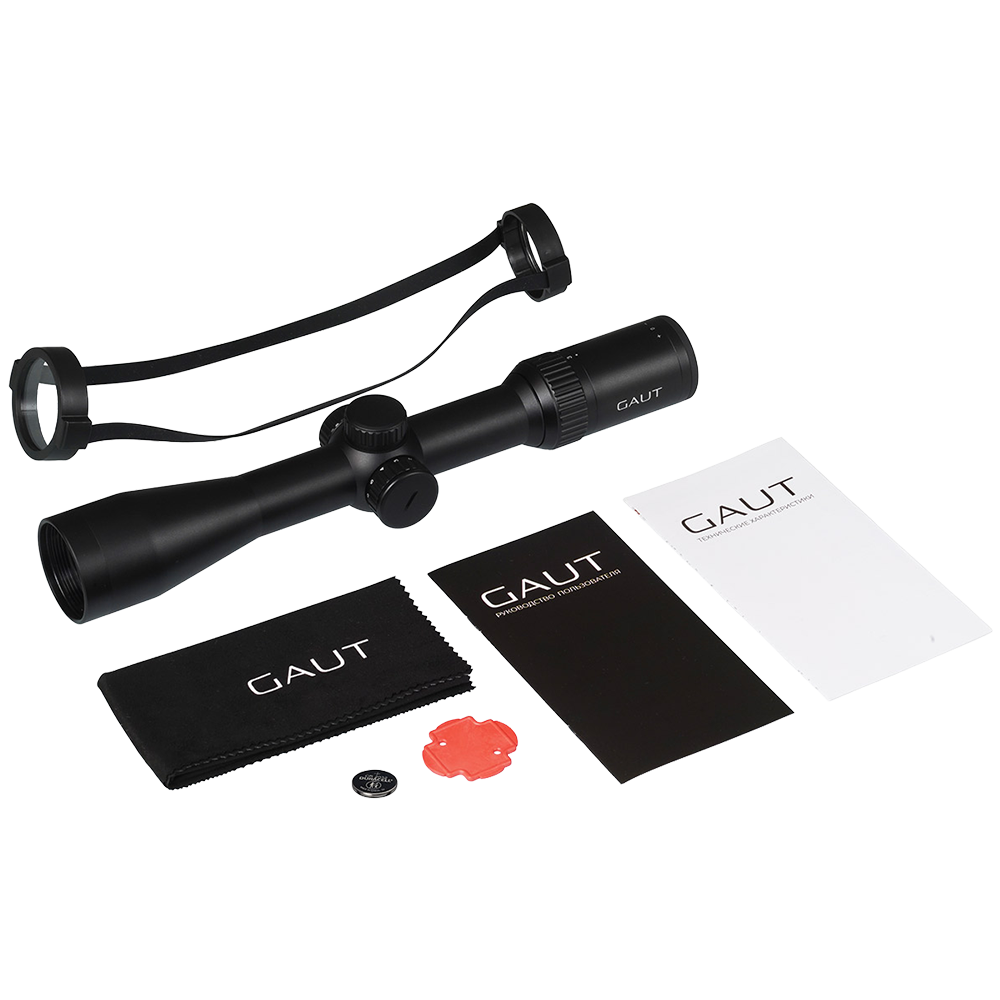 Прицел оптический Gaut Nephrite 3-12x42 сетка 74 с подсветкой. Фото №4