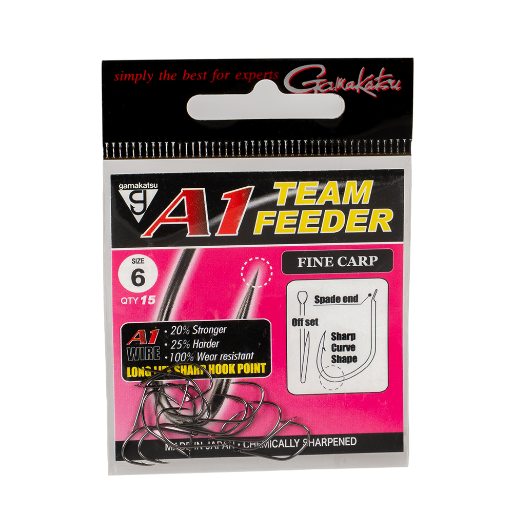 Крючок Gamakatsu A1 Team Feeder Fine Carp №06. Фото №1