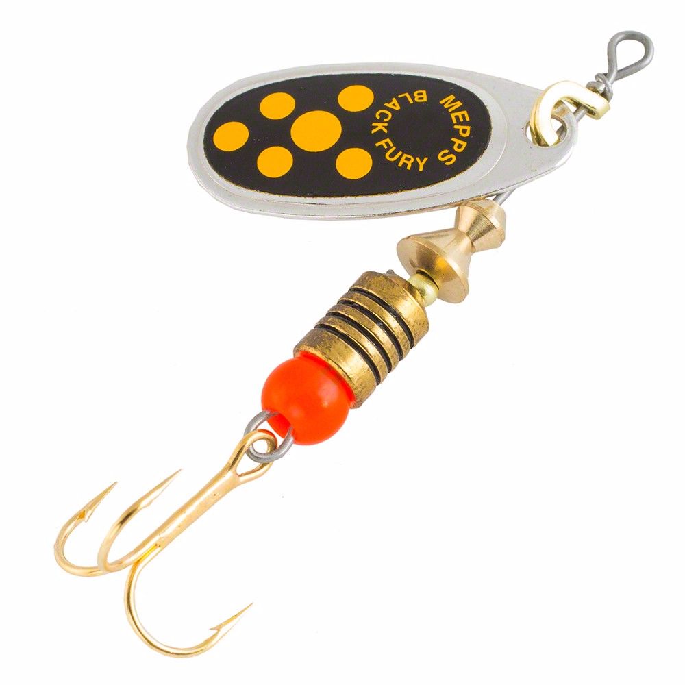 Блесна Mepps Black Fury 2 Silver-Yellow . Фото №1