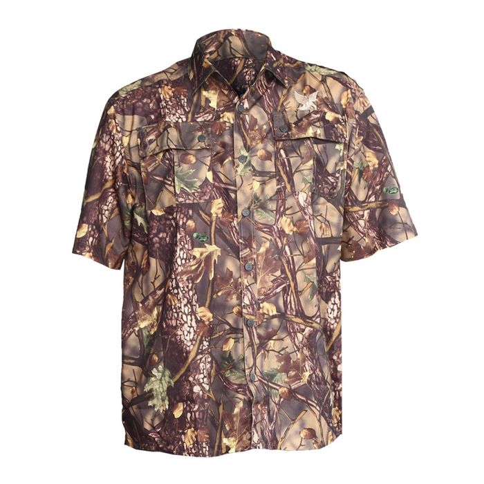 Рубашка, короткий рукав "Бриз" (лес) р. 50/170-176_(ХСН). Фото №1