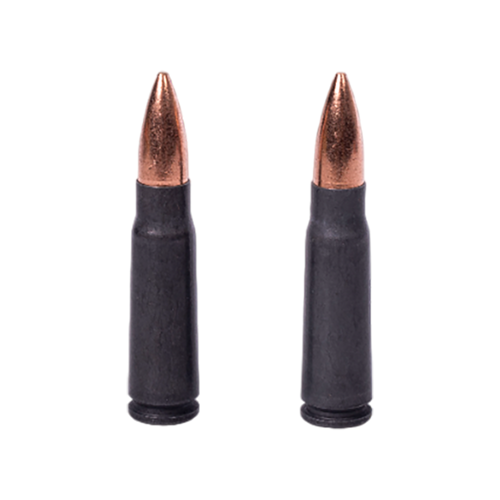 Патрон нарезной БПЗ калибр 7,62х39 FMJ лакированная гильза 8,0 гр. (в пачке 20 шт.) (в коробке 500 шт.). Фото №3