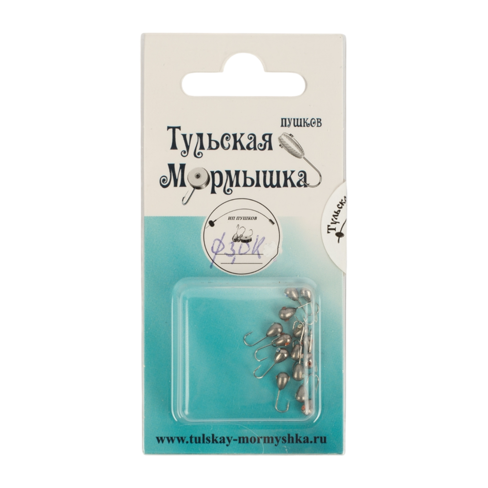 Мормышка вольфрамовая Капля d3,0 вес 0,32гр, цвет (металл), упак. 10шт. Фото №1