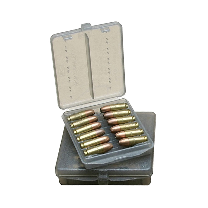 Футляр MTM на 18 патронов, 380 & 9mm (дымчатый). Фото №2