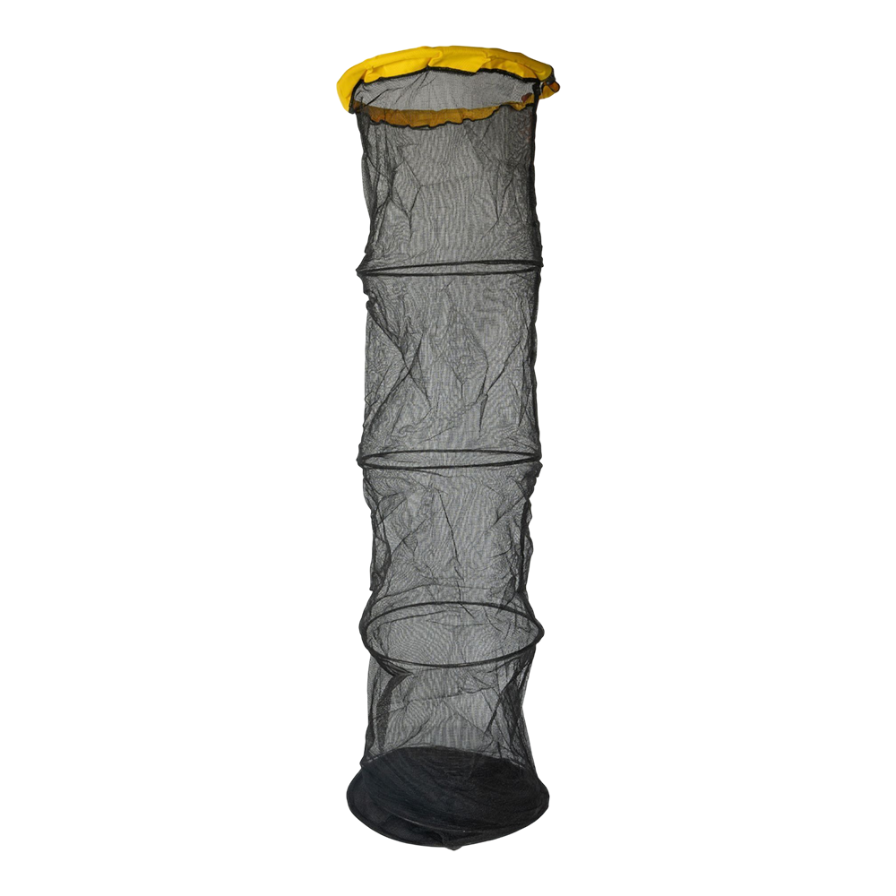 Садок рыболовный Tirana береговой, PE сетка, круглые металлические кольца d35, 2м. Фото №1