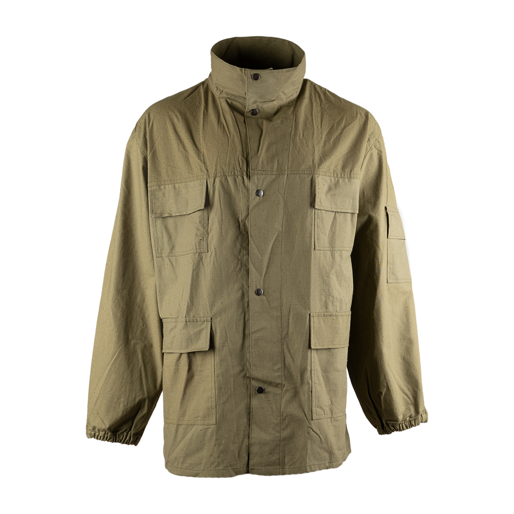 Куртка штормовка без капюшона, олива. Фото №1