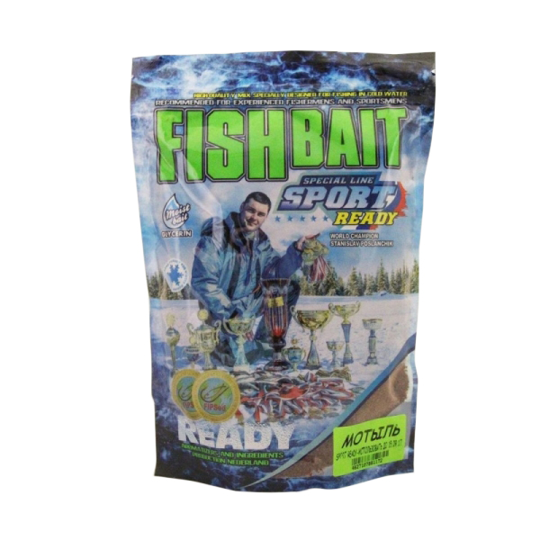 Прикормка FishBait серия «Ready Sport» 0.75 кг. Мотыль. Фото №1
