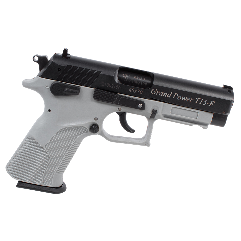 Пистолет ООП Grand Power T15-F(серый) калибр 45Х30. Фото №1 Пистолет ООП Grand Power T15-F(серый) калибр 45Х30. Фото №1