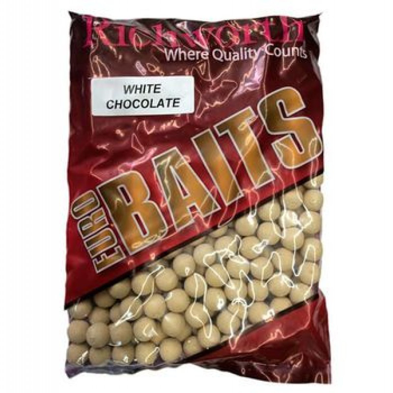 Бойлы Euroboilies 14mm 1kg White Chocolate белый шоколад. Фото №1 Бойлы Euroboilies 14mm 1kg White Chocolate белый шоколад. Фото №1