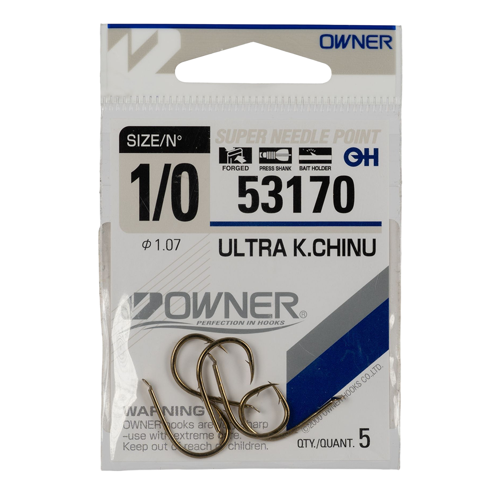 Крючок Owner 53170 №1/0. Фото №1