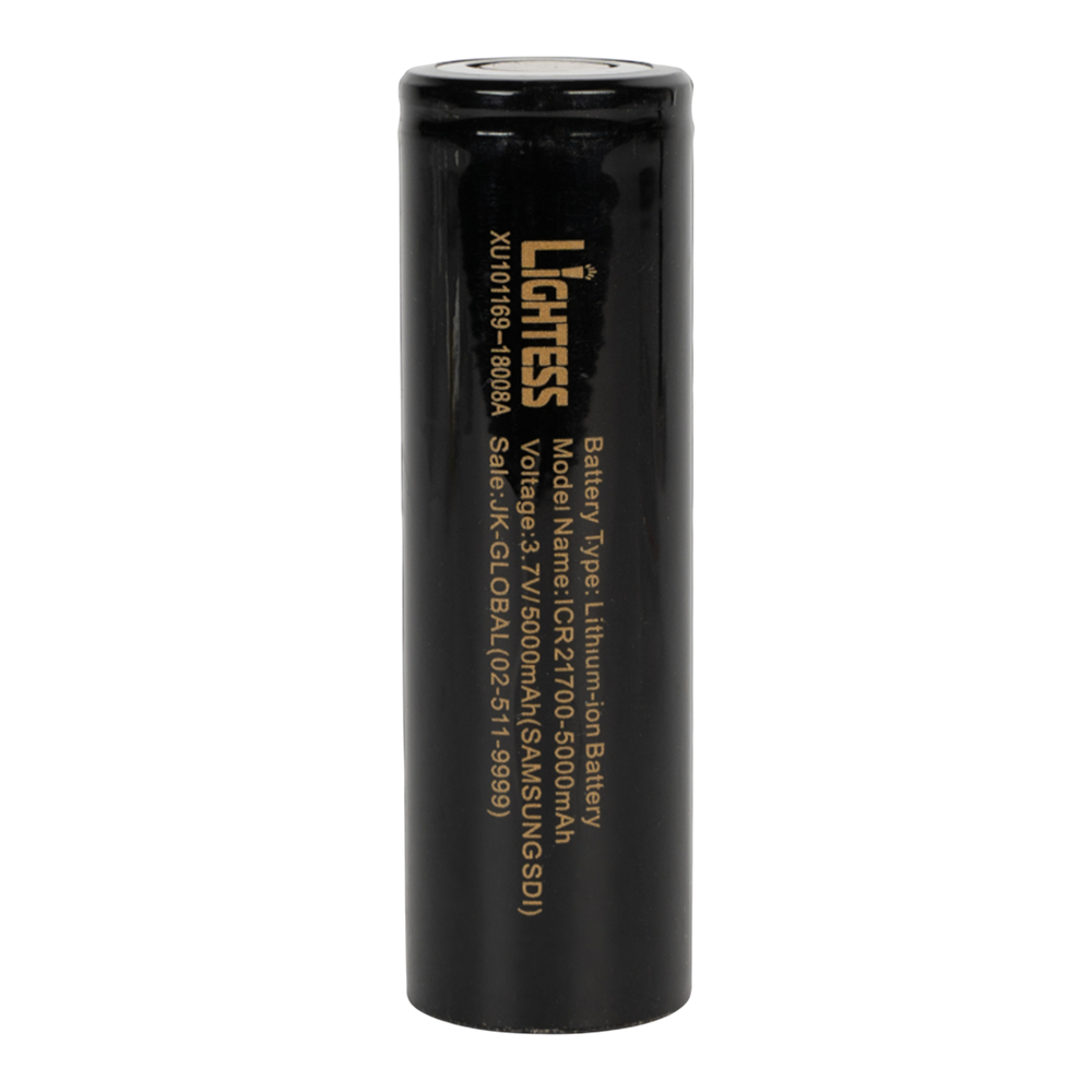 Аккумулятор Lightess ISR 21700 (5000 mAh 3,7V). Фото №2