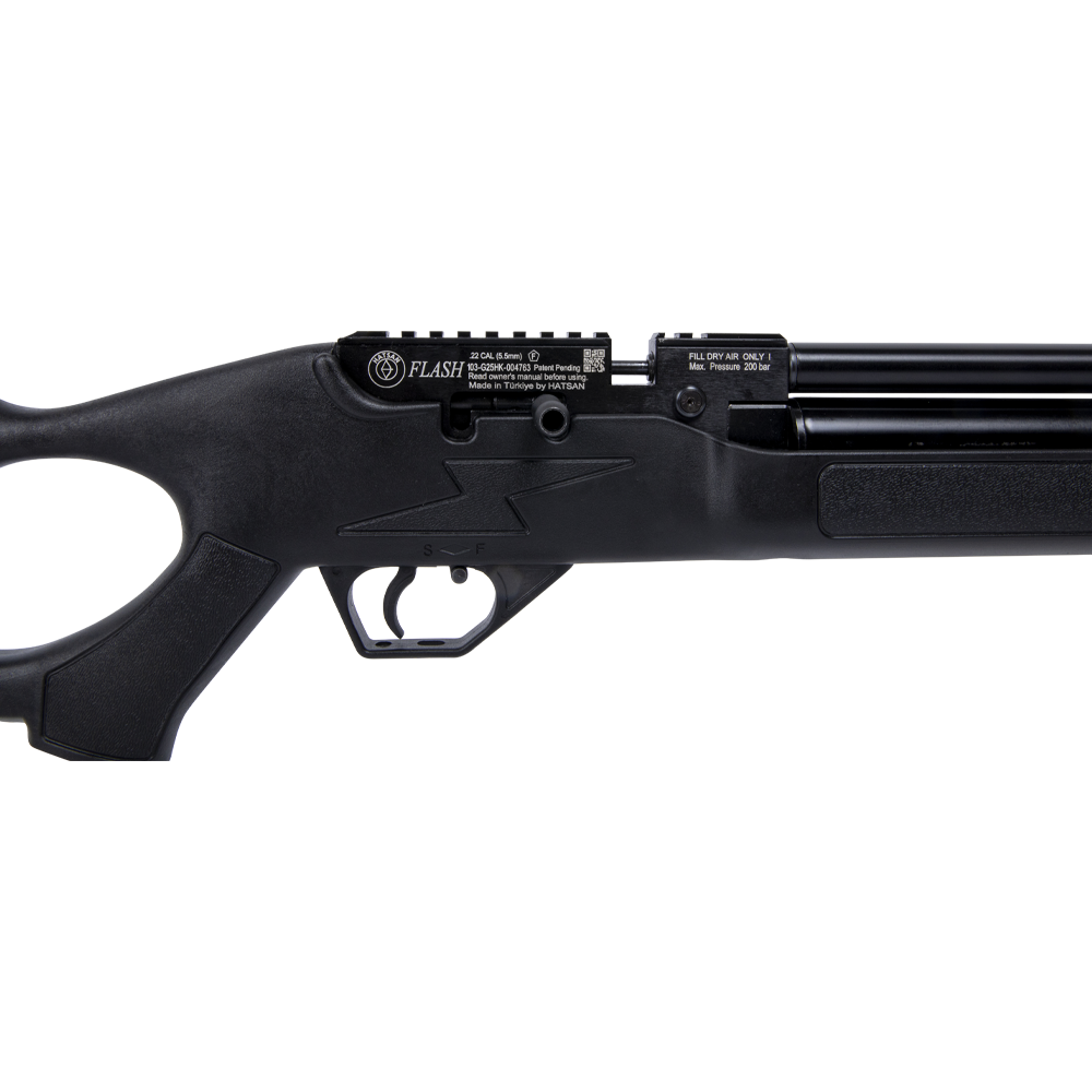Винтовка пневматическая Hatsan FLASH QE, калибр 5.5 , 3 Дж (РСР, пластик). Фото №3