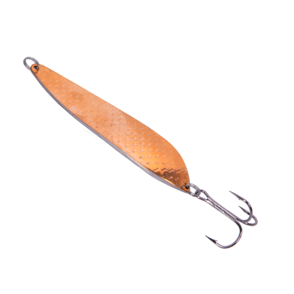 Блесна ЖОР Судаковая 88мм, 28гр, цвет (рандоль/нейзильбер) тройник. Фото №1