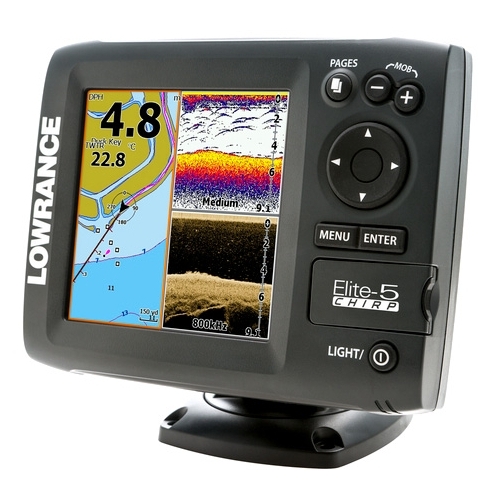 Эхолот Lowrance Elite-5 CHIRP (83/200+455/800). Фото №2