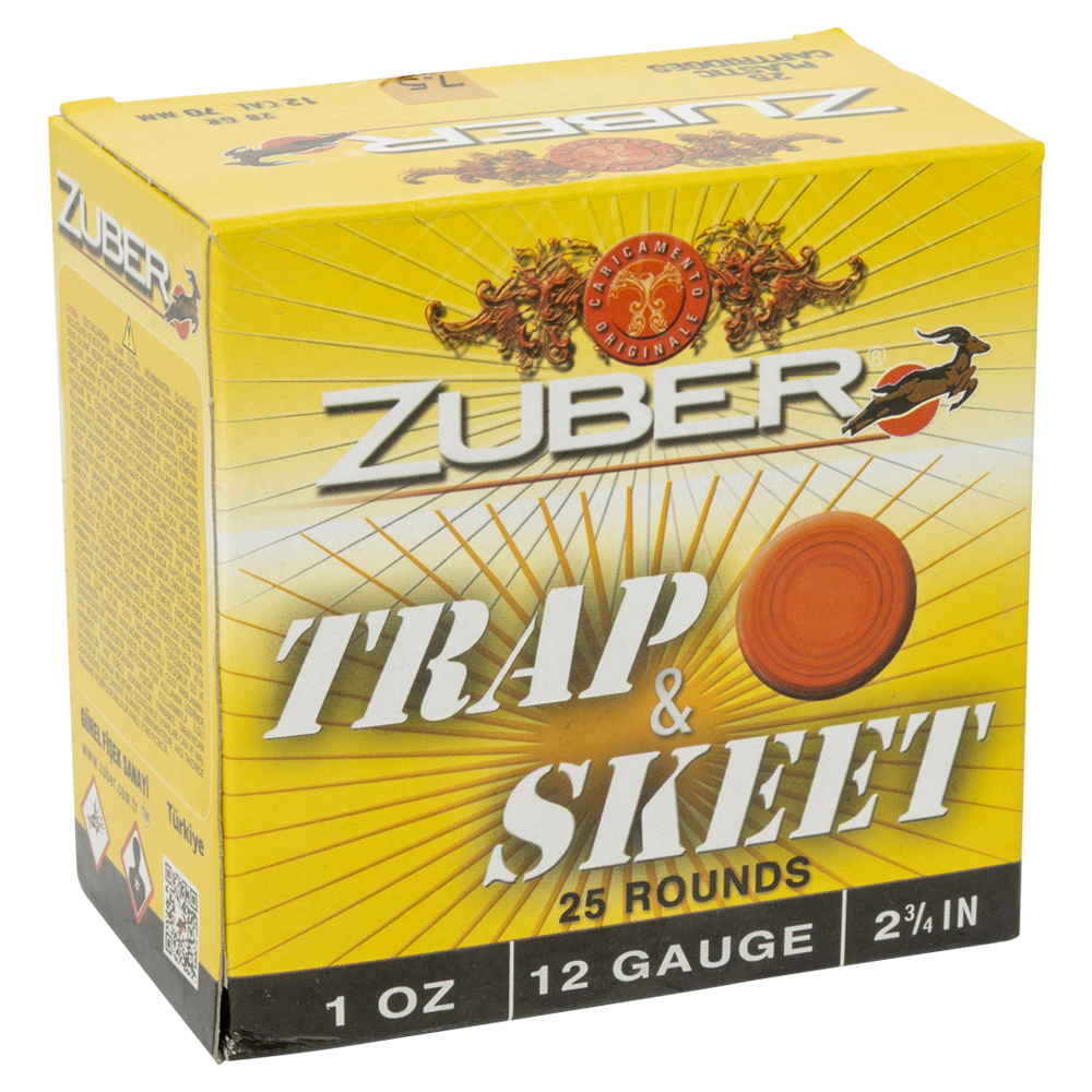 Патрон ZUBER TRAP 12/70 №7,5 28 гр. (пачка 25 шт.). Фото №5
