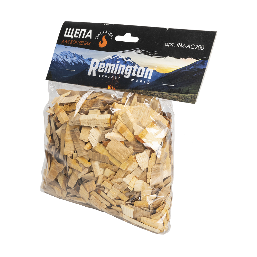 Щепа Remington SW для копчения (ольха) 200 гр. Фото №2 Щепа Remington SW для копчения (ольха) 200 гр. Фото №2