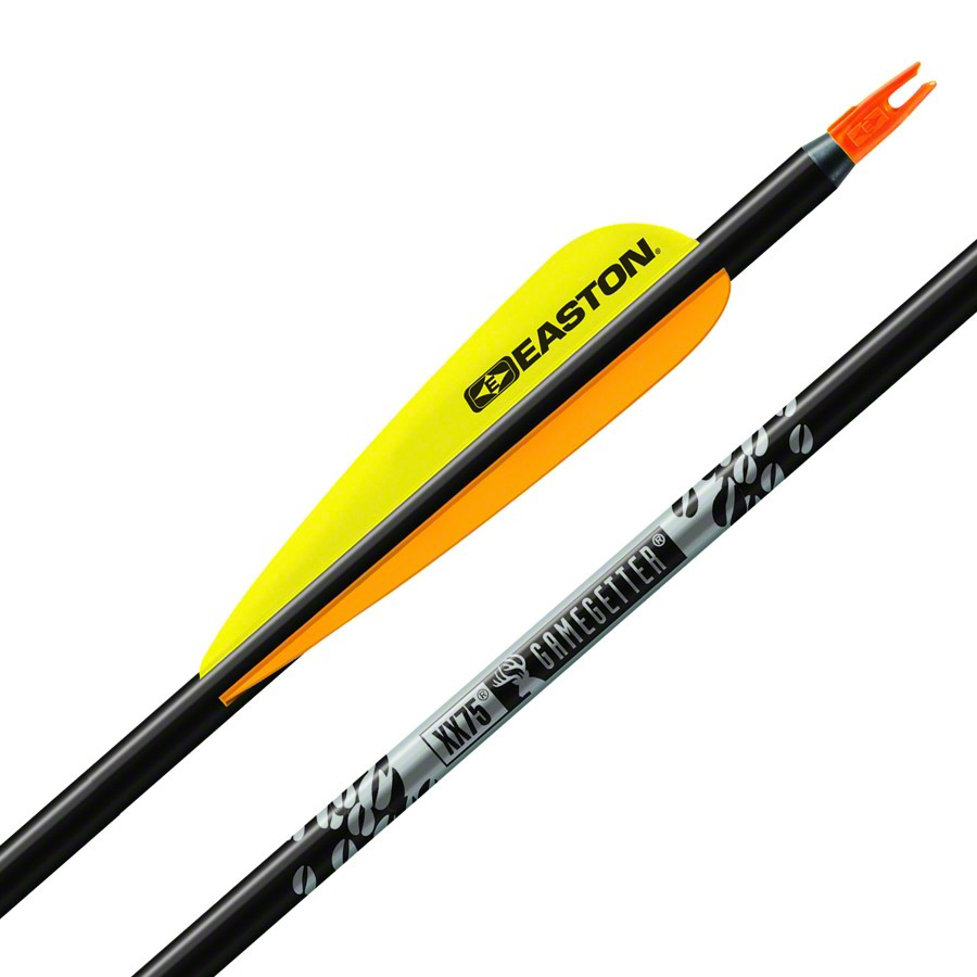 Стрела лучная алюминий Easton XX75 Gamegetter 500 Натур. опер. 4" 72 шт. Фото №2