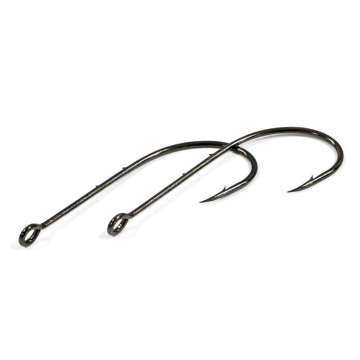 Крючок  Gurza ROUND BENT #1 BN 10 шт/уп. (широкое ухо). Фото №2