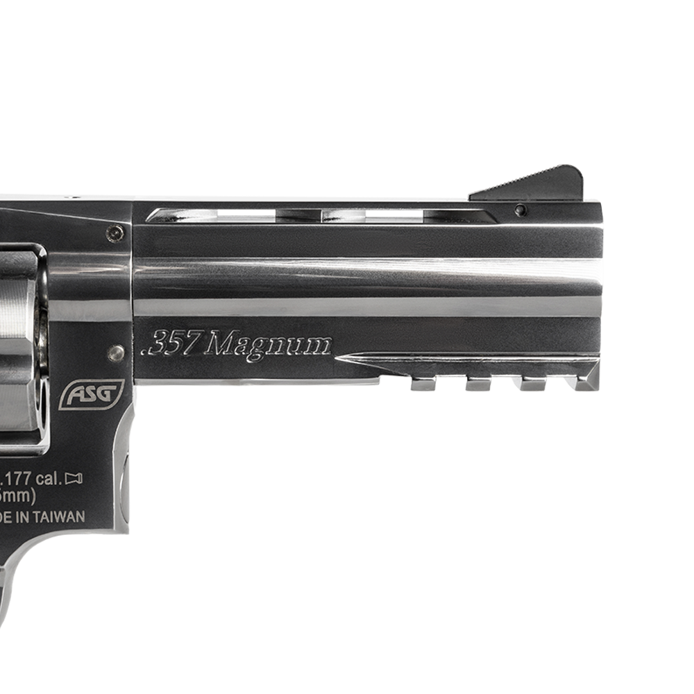 Револьвер пневматический ASG Dan Wesson 715 4" Silver, калибр 4,5 мм. Фото №4