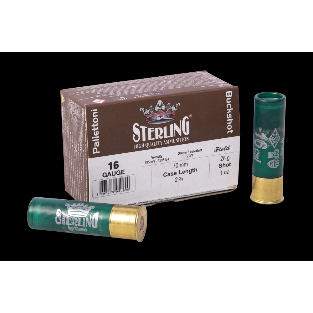 Патрон STERLING 16/70 BUCKSHOT (пачка 10 шт). Фото №2