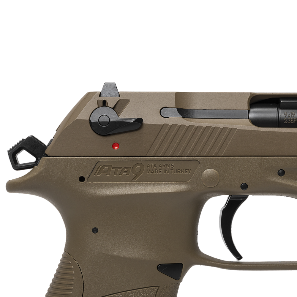 Пистолет АТА9 калибр 9*19 мм, FDE, серый затвор, серая рамка. Фото №8 Пистолет АТА9 калибр 9*19 мм, FDE, серый затвор, серая рамка. Фото №8
