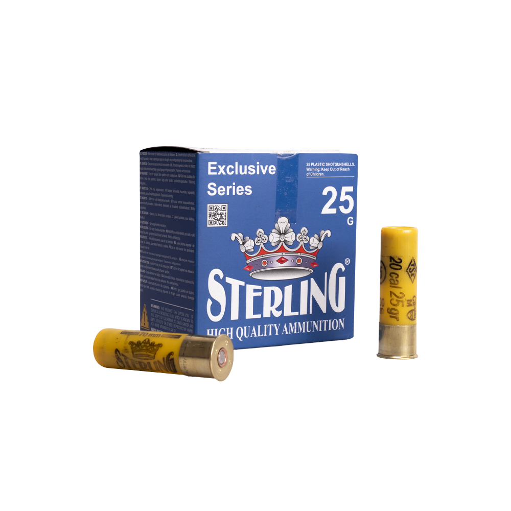 Патрон STERLING 20/70 № 5 25 гр. (в пачке 25 шт.). Фото №2 Патрон STERLING 20/70 № 5 25 гр. (в пачке 25 шт.). Фото №2