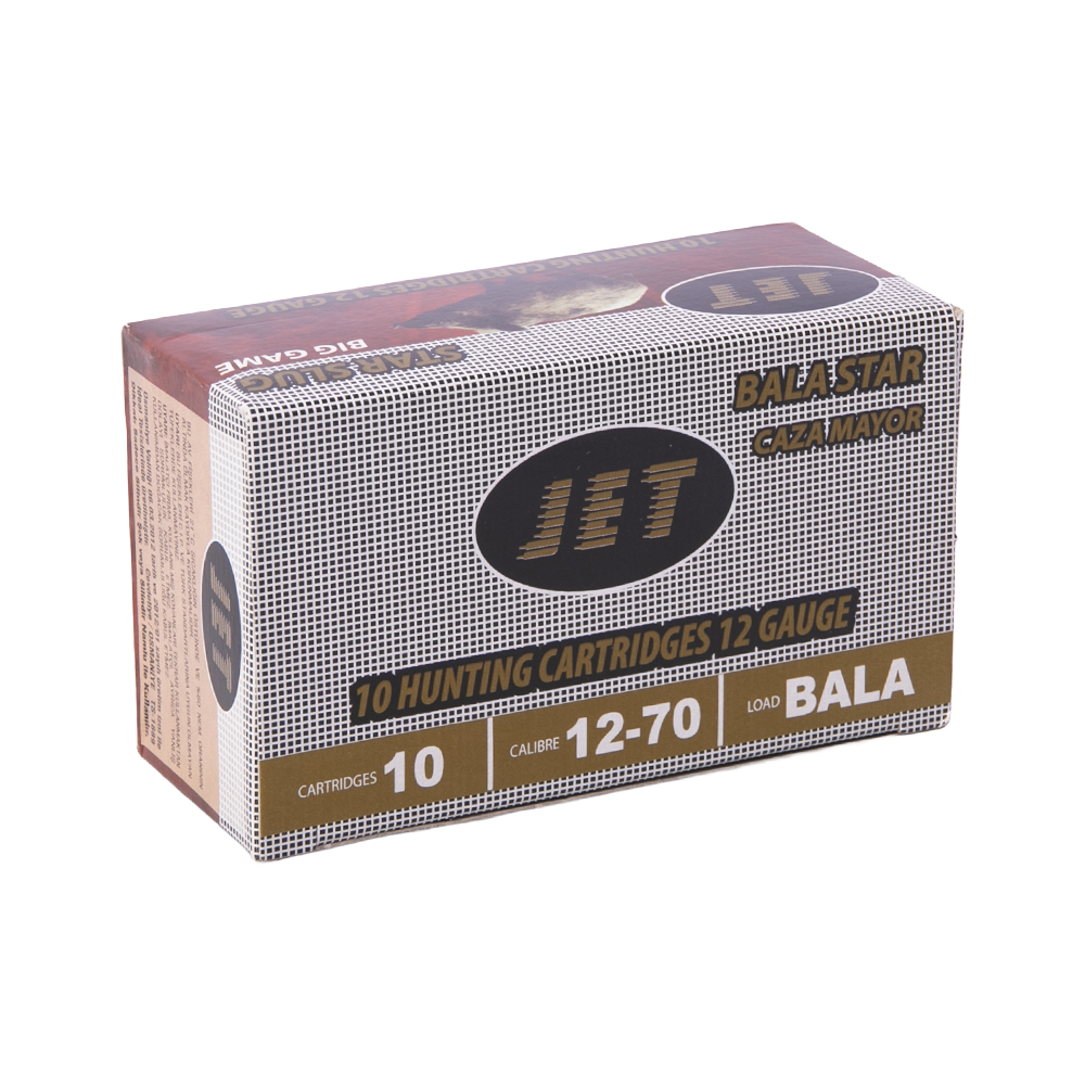 Патрон JET 12/70 32гр Slug (пач.10 короб.200). Фото №1