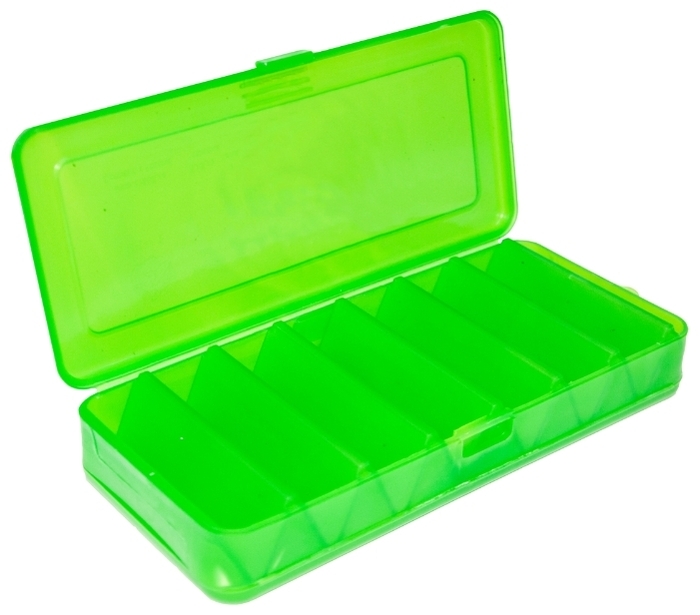 КОРОБКА для воблеров и балансиров ВБ-2 зеленая 2-х стор.(6+6отд.)(230х125х35мм). Фото №2 КОРОБКА для воблеров и балансиров ВБ-2 зеленая 2-х стор.(6+6отд.)(230х125х35мм). Фото №2