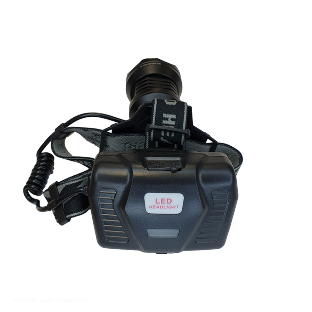 Фонарь на голову аккумуляторный FA-8090-Р90 (мощный диод Р90, 3 аккумулятора, заряд. USB, power bank). Фото №3