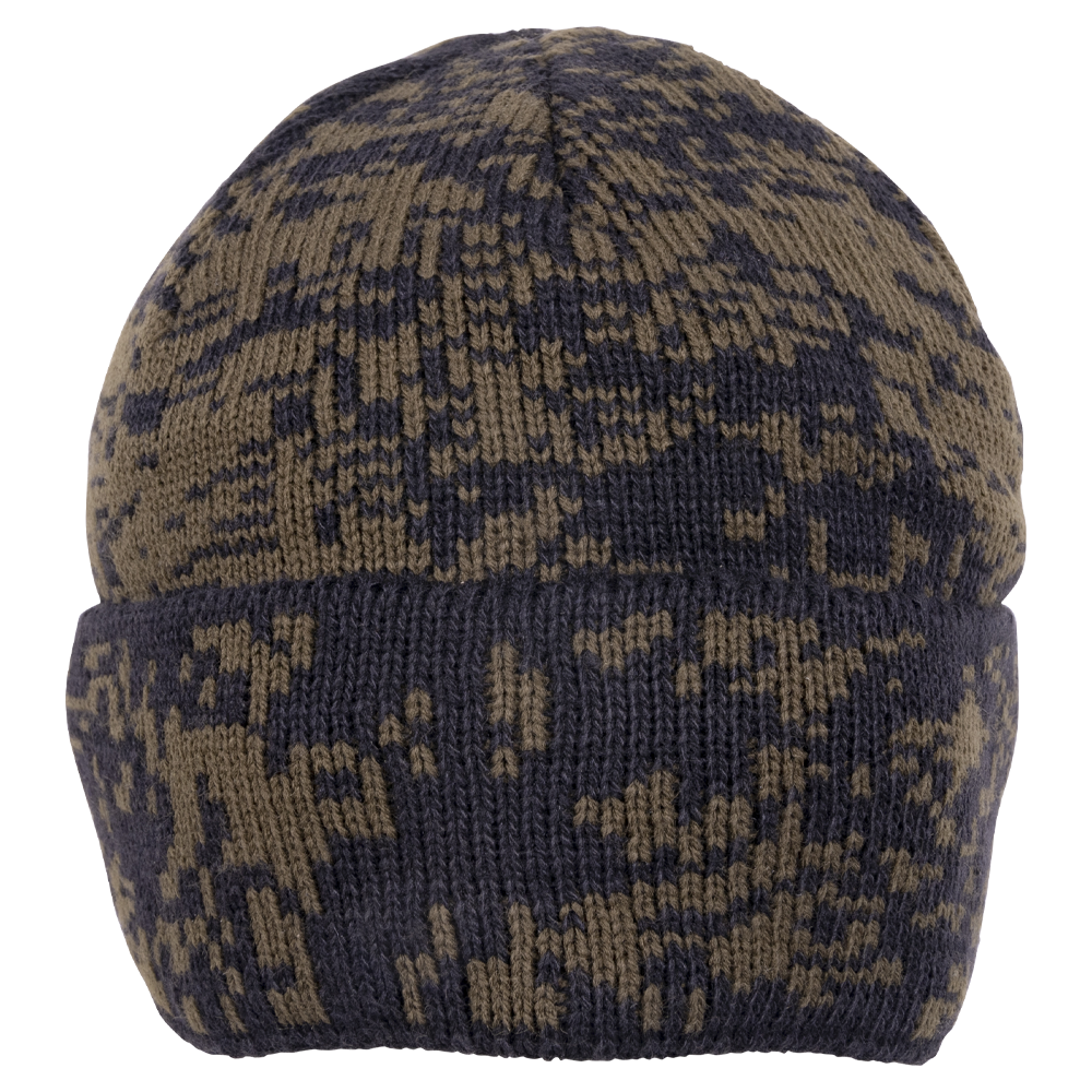 Шапка Novatex вязаная с отворотом (зеленая цифра). Фото №1