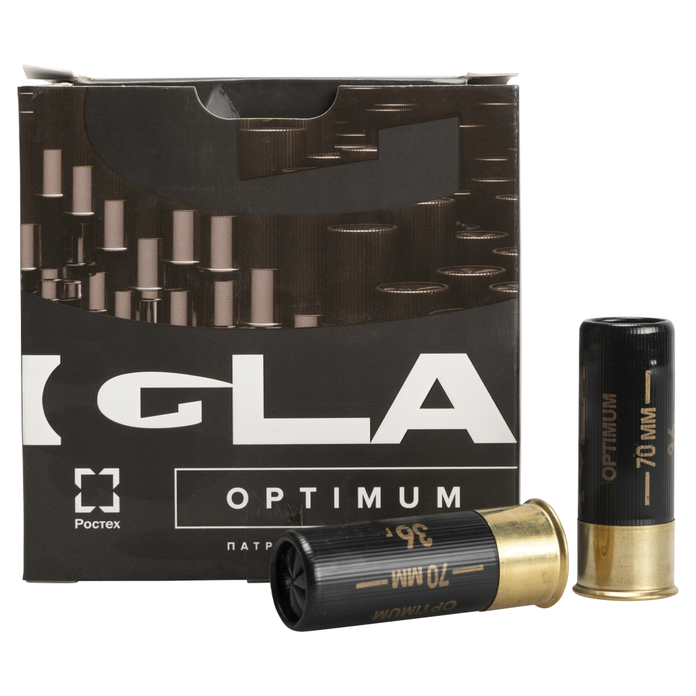 Патрон "Игла-Оптимум" 12/70 № 3 36 гр. (пачка 25шт, короб.,250). Фото №1