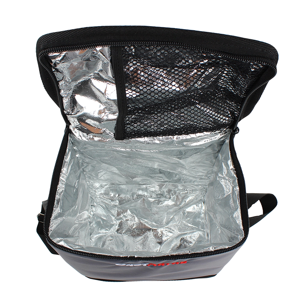 Изотермическая сумка-холодильник «ОхотАктив», серый (17 л). Фото №4 Изотермическая сумка-холодильник «ОхотАктив», серый (17 л). Фото №4