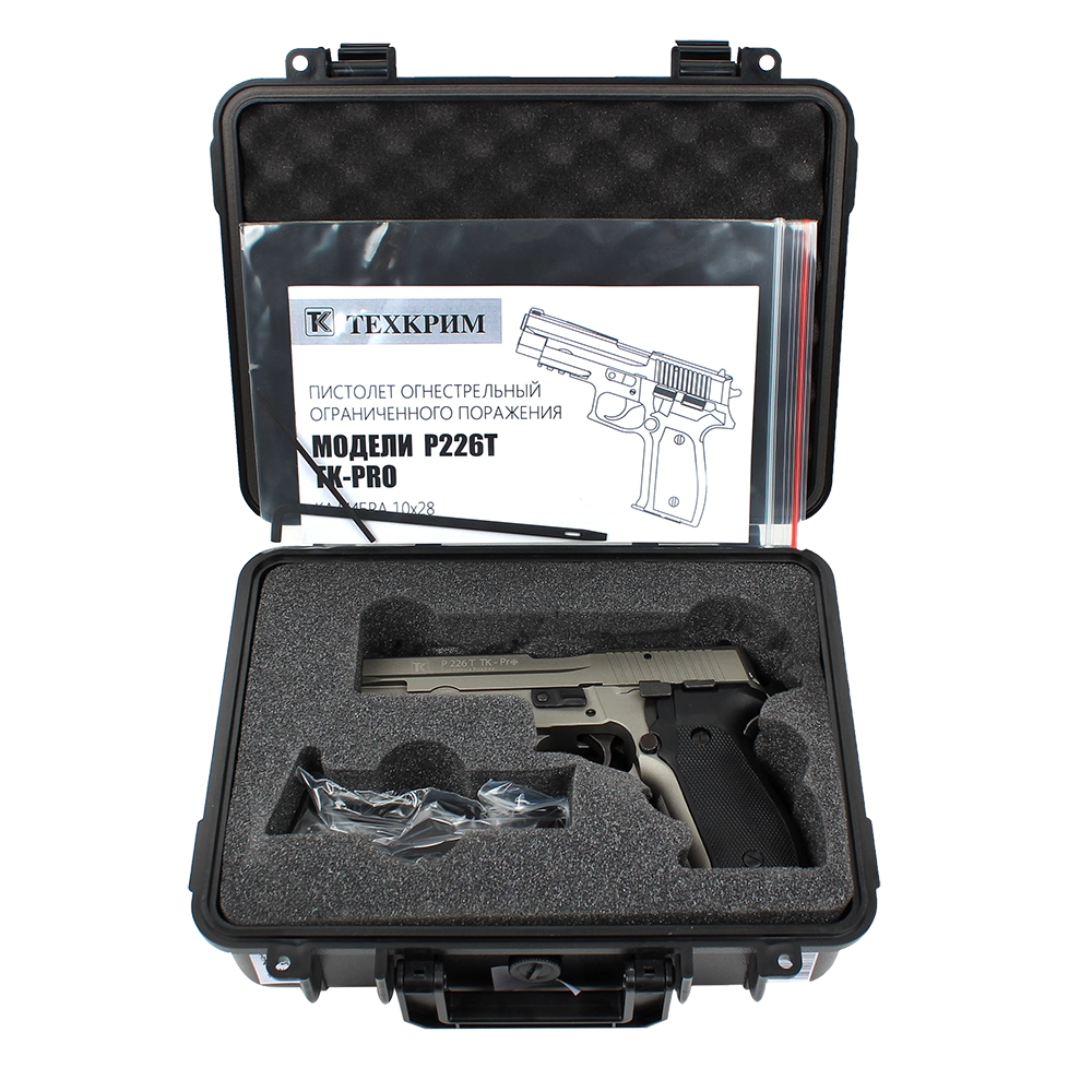 Пистолет ООП модели Р226Т ТК-Рro калибр 10*28 (Cerekote, Silver). Фото №9